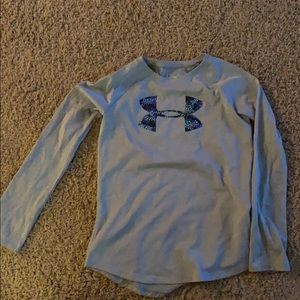 Girl’s Under Armour Heat Gear Long Sleeved T Shirt